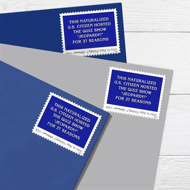 2024 US Alex Trebek Forever Stamps, Sheet of 20 1set=5Sheets  Was $73.00/set