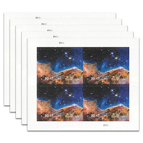 2024 USPS Cosmic Cliffs forever stamps 1set=5Sheets  Was $73.00/set