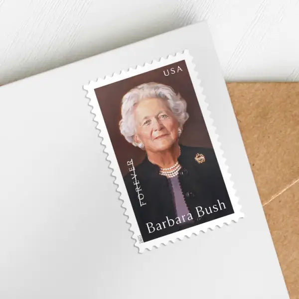 2025 Barbara Bush Stamp 1set=5Sheets  Was $73.00/set