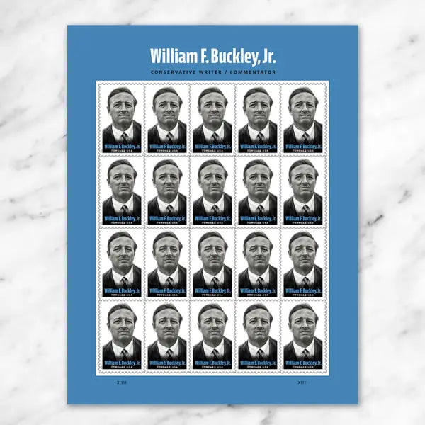 2025 William F. Buckley Jr. Stamp 1set=5Sheets Was $73.00/set