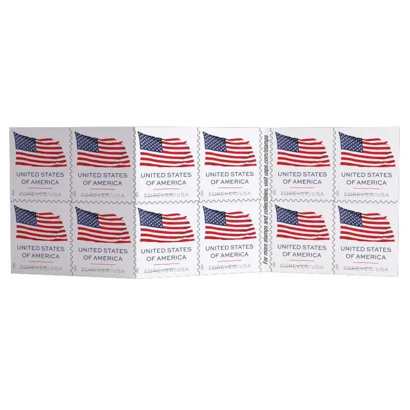 U.S. Flag 2025 Stamps Sheet of 20. 1set=5Sheets  Was $73.00/set