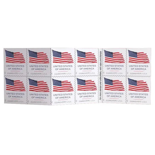 U.S. Flag 2025 Stamps Sheet of 20. 1set=5Sheets  Was $73.00/set