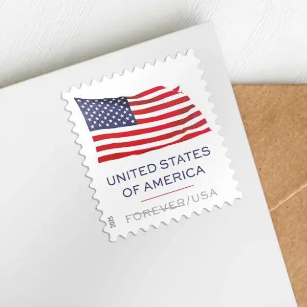U.S. Flag 2025 Stamps Sheet of 20. 1set=5Sheets  Was $73.00/set