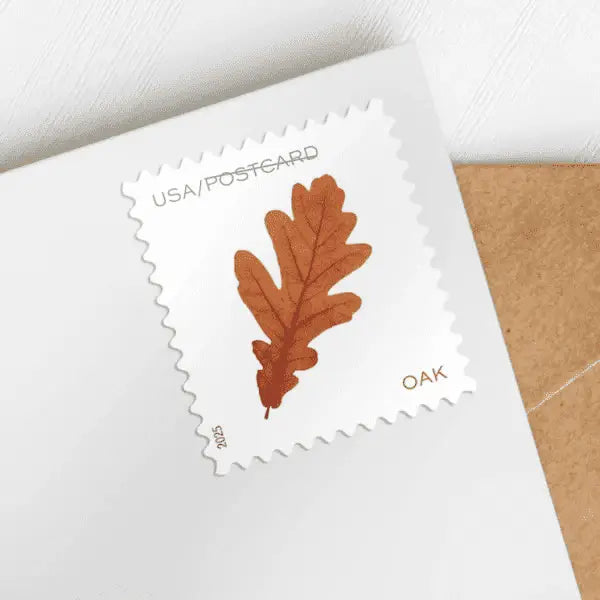 2025 Vibrant Leaves Postcard stamps Rolls of 100 Was $73.00/roll