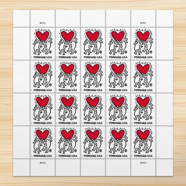 Love 2025 Stamps, Sheet of 20  1set=5Sheets  Was $73.00/set
