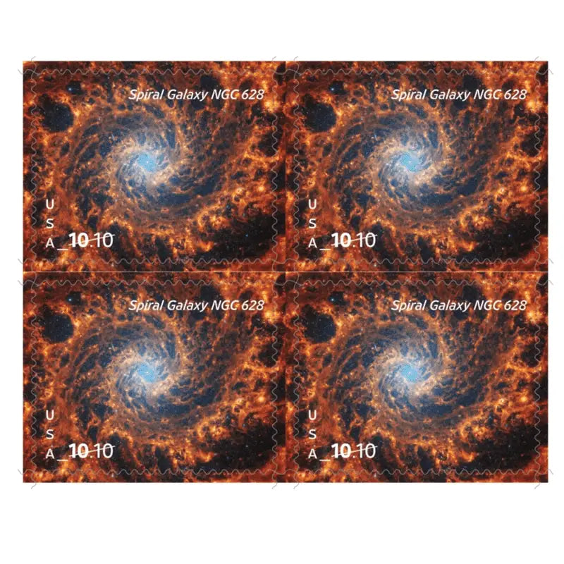 2025 Spiral Galaxy Stamps Sheet of 4Priority Mail Stamp 1set=5Sheets  Was $73.00/set