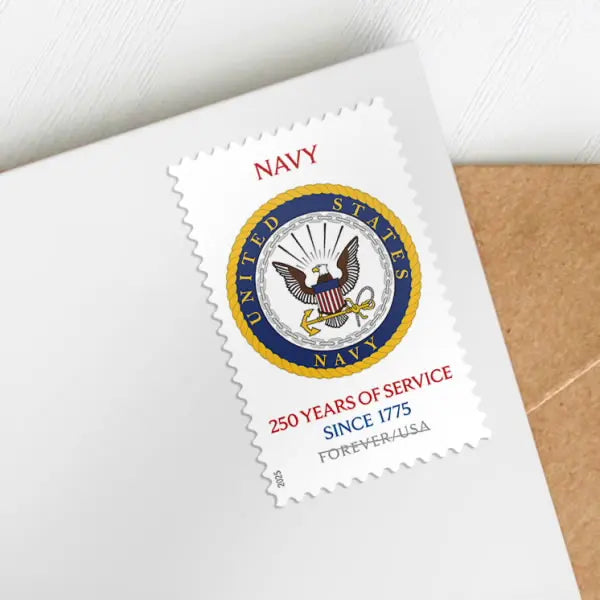 2025 U.S. Navy 250th Anniversary Commemorative Stamps, Sheet of 20 1set=5Sheets  Was $73.00/set