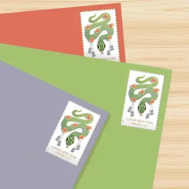 2025 Lunar New Year Year of the SnakeStamps, Sheet of 20 Forever 1set=5Sheets  Was $73.00/set
