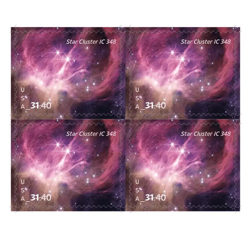 2025 Star Cluster Stamps, Sheet of 4Priority Mail Express Stamp 1set=5Sheets  Was $73.00/set