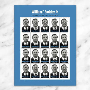 2025 William F. Buckley Jr. Stamp 1set=5Sheets Was $73.00/set