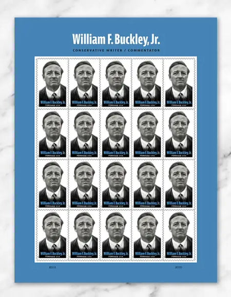 2025 William F. Buckley Jr. Stamp 1set=5Sheets Was $73.00/set