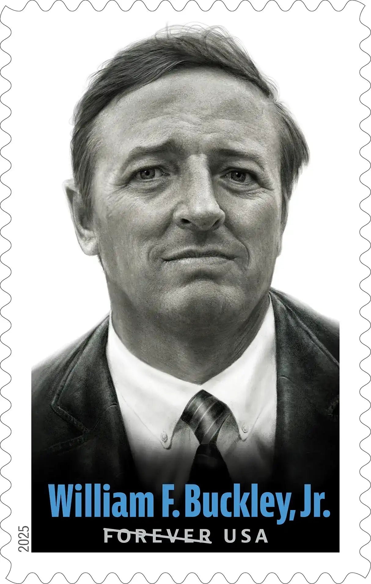 2025 William F. Buckley Jr. Stamp 1set=5Sheets Was $73.00/set