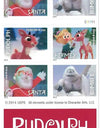 2014 USPS Rudolph the Red-Nosed Reindeer Forever Stamps 1set=5Sheets Was $73.00/set - stampworldstore